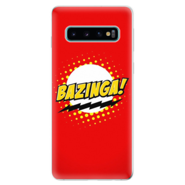 Odolné silikonové pouzdro iSaprio - Bazinga 01 - Samsung Galaxy S10