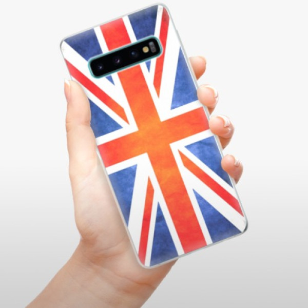 Odolné silikonové pouzdro iSaprio - UK Flag - Samsung Galaxy S10