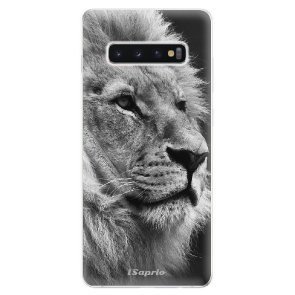 Odolné silikonové pouzdro iSaprio - Lion 10 - Samsung Galaxy S10+