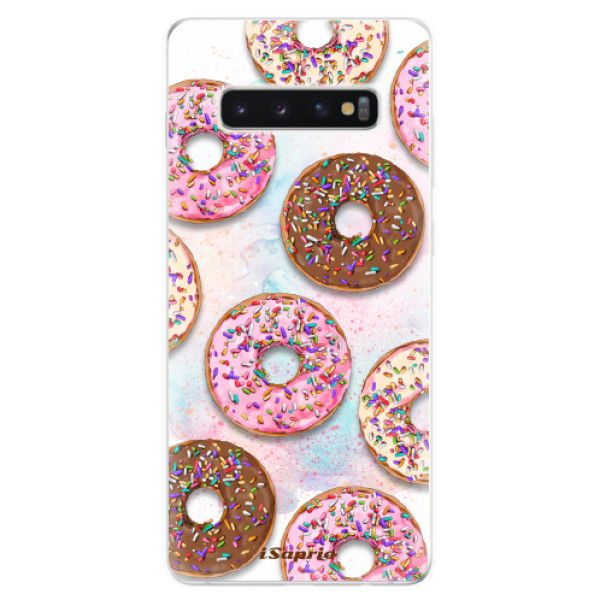 Odolné silikonové pouzdro iSaprio - Donuts 11 - Samsung Galaxy S10+