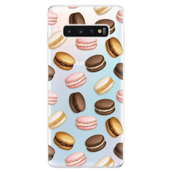 Odolné silikonové pouzdro iSaprio - Macaron Pattern - Samsung Galaxy S10+