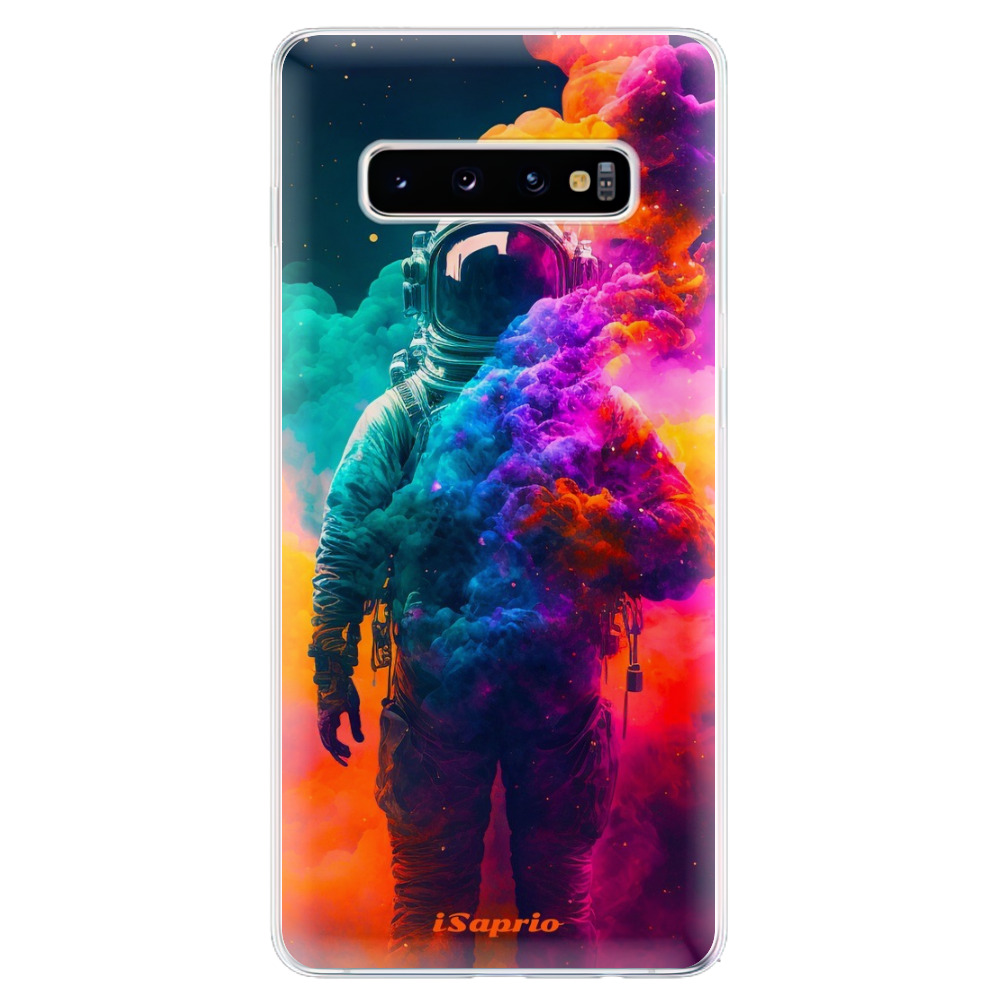 Odolné silikonové pouzdro iSaprio - Astronaut in Colors - Samsung Galaxy S10+