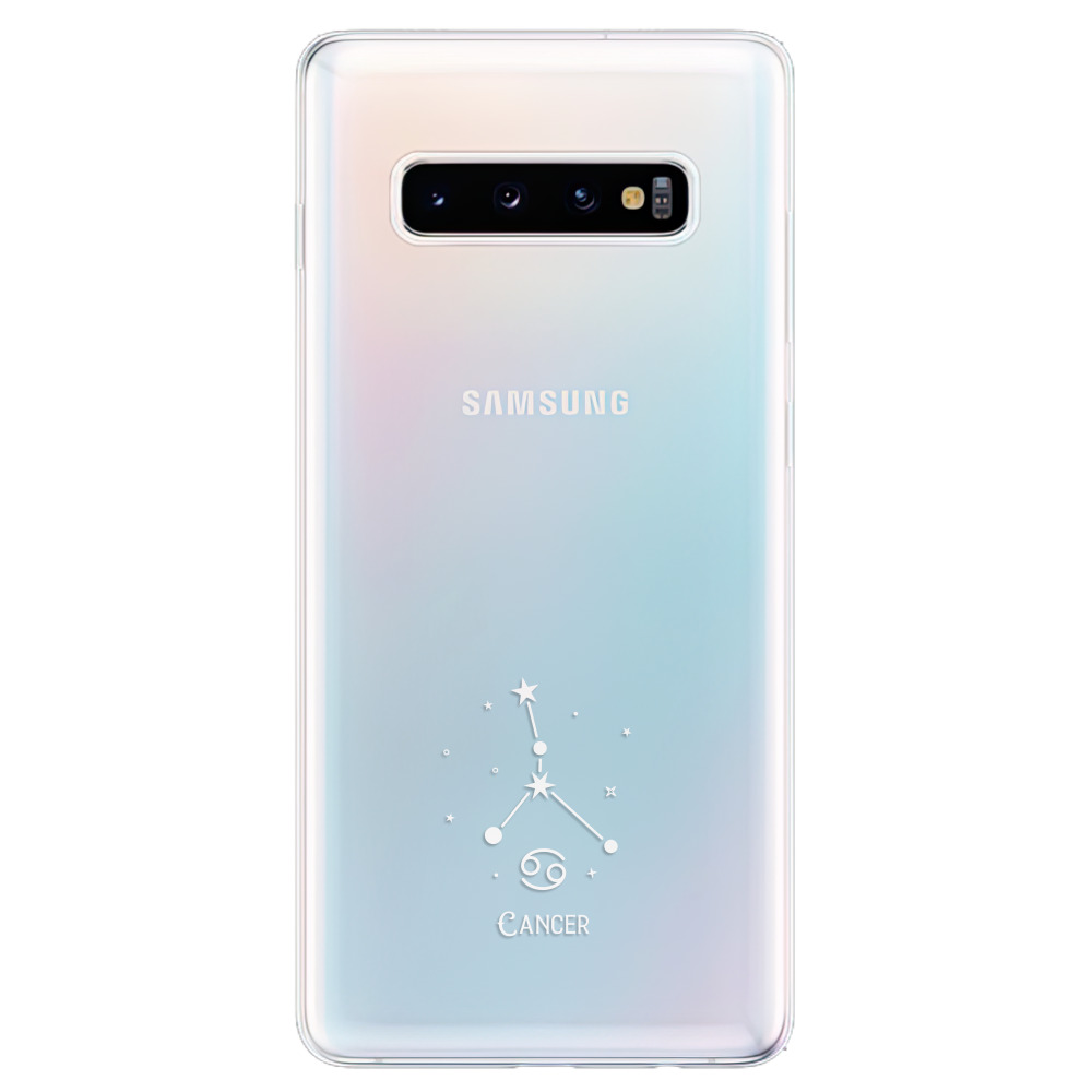 Odolné silikonové pouzdro iSaprio - čiré - Rak - Samsung Galaxy S10+