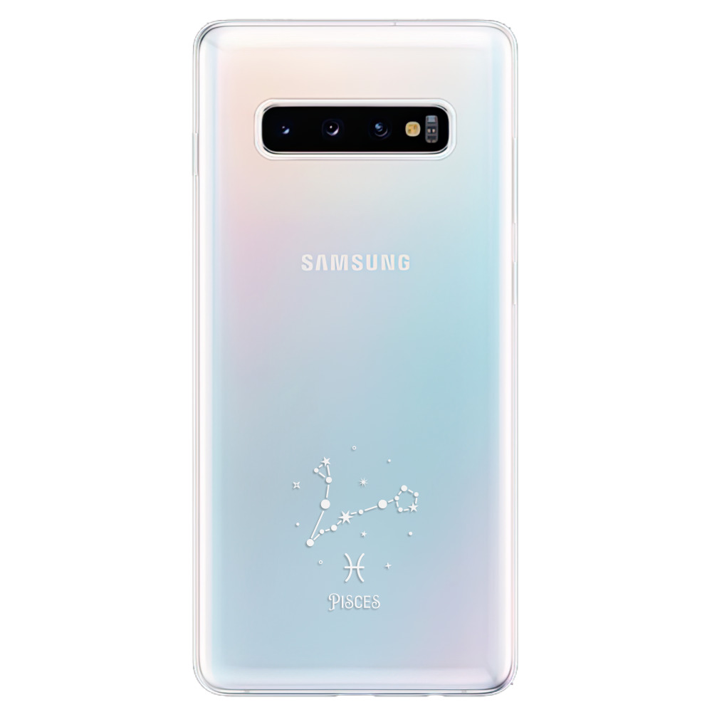 Odolné silikonové pouzdro iSaprio - čiré - Ryby - Samsung Galaxy S10+