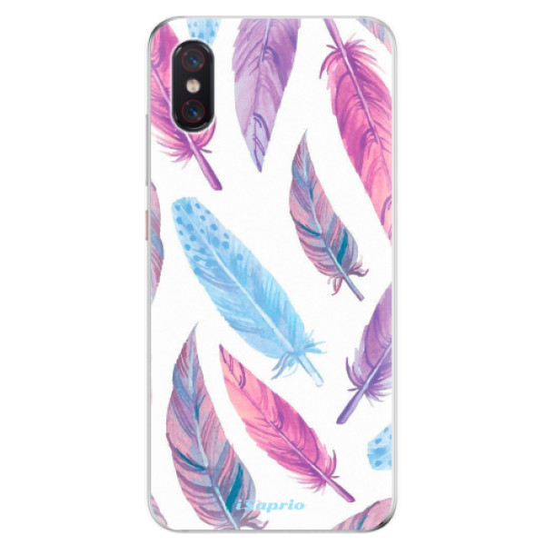 Odolné silikonové pouzdro iSaprio - Feather Pattern 10 - Xiaomi Mi 8 Pro