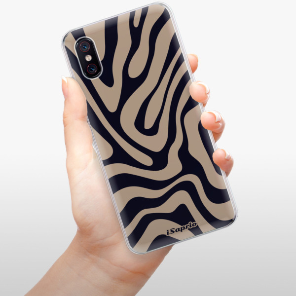 Odolné silikonové pouzdro iSaprio - Zebra Black - Xiaomi Mi 8 Pro