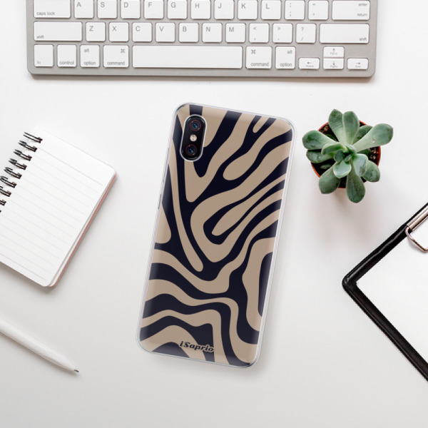 Odolné silikonové pouzdro iSaprio - Zebra Black - Xiaomi Mi 8 Pro