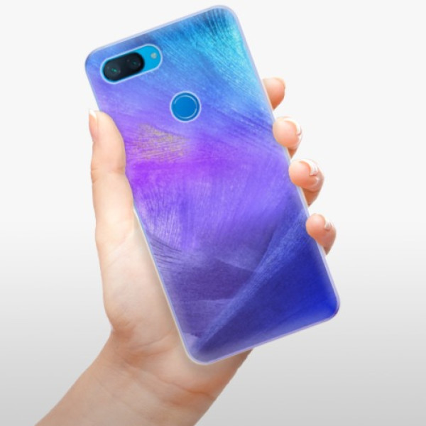 Odolné silikonové pouzdro iSaprio - Purple Feathers - Xiaomi Mi 8 Lite