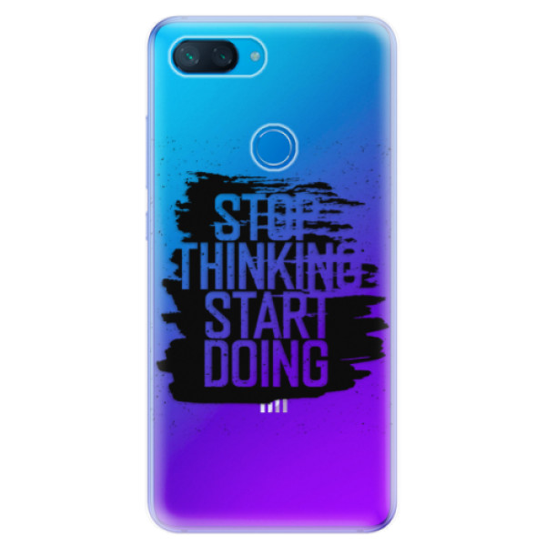 Odolné silikonové pouzdro iSaprio - Start Doing - black - Xiaomi Mi 8 Lite