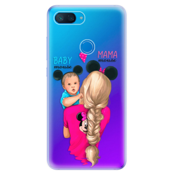 Odolné silikonové pouzdro iSaprio - Mama Mouse Blonde and Boy - Xiaomi Mi 8 Lite