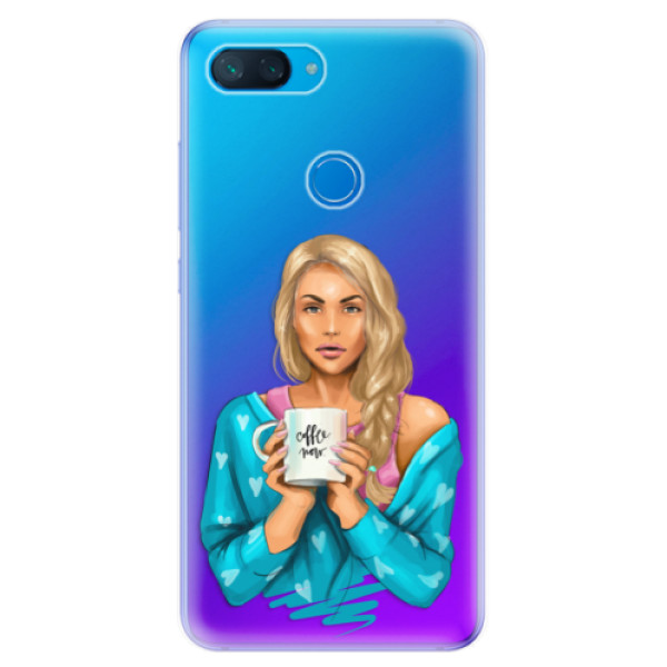 Odolné silikonové pouzdro iSaprio - Coffe Now - Blond - Xiaomi Mi 8 Lite