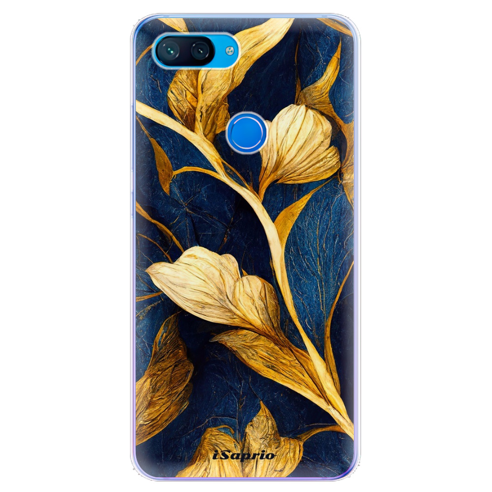 Odolné silikonové pouzdro iSaprio - Gold Leaves - Xiaomi Mi 8 Lite