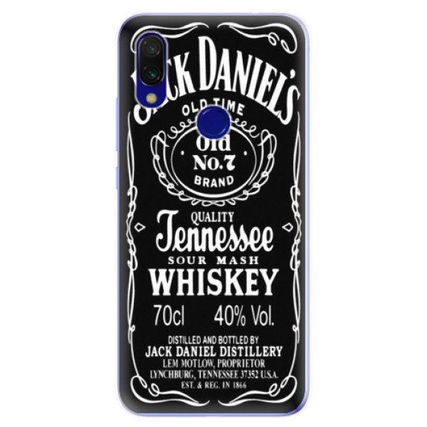 Odolné silikonové pouzdro iSaprio - Jack Daniels - Xiaomi Redmi 7