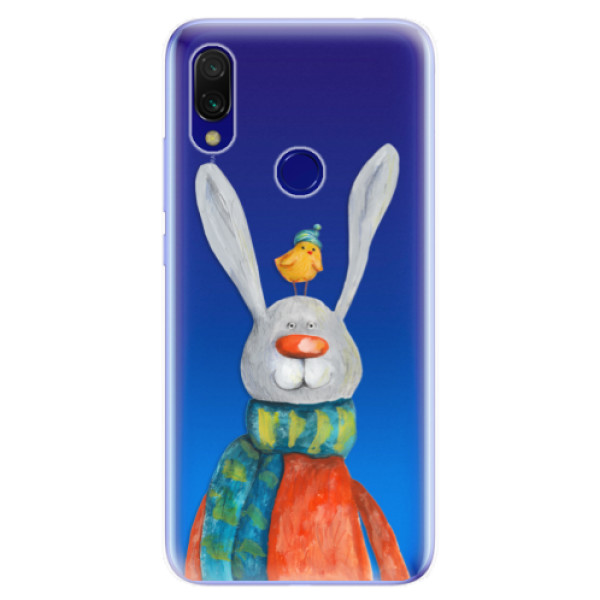 Odolné silikonové pouzdro iSaprio - Rabbit And Bird - Xiaomi Redmi 7