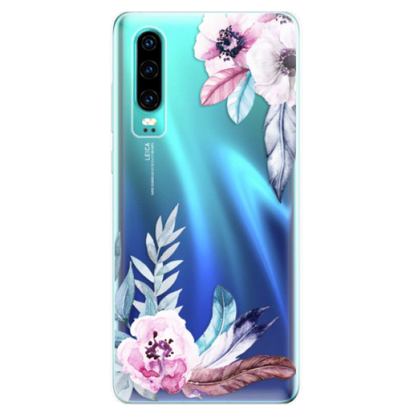 Silikonové odolné pouzdro iSaprio Flower Pattern 04 na mobil Huawei P30 (Silikonový odolný kryt, obal, pouzdro iSaprio Flower Pattern 04 na mobilní telefon Huawei P30)