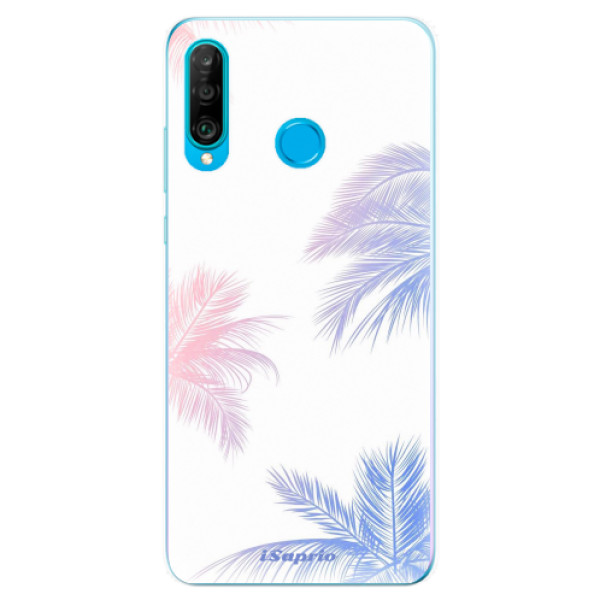 Odolné silikonové pouzdro iSaprio - Digital Palms 10 - Huawei P30 Lite