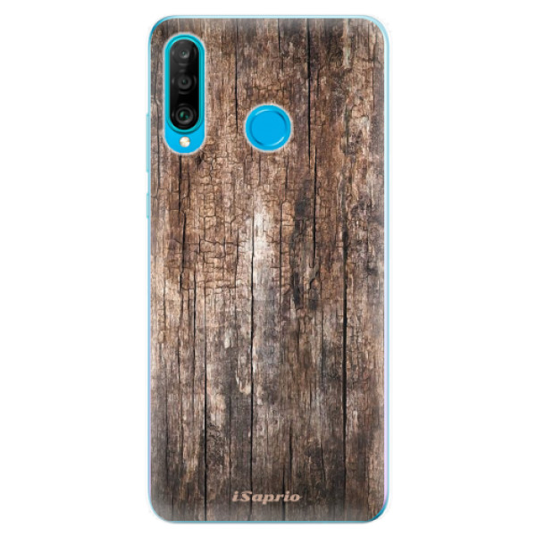 Odolné silikonové pouzdro iSaprio - Wood 11 - Huawei P30 Lite