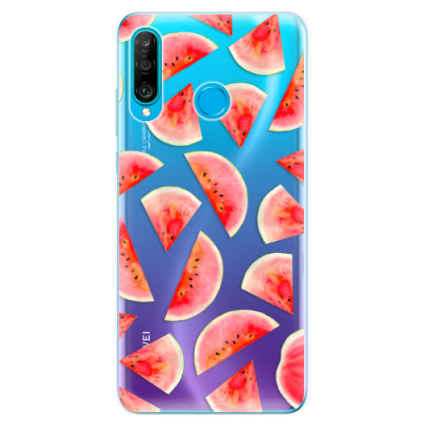 Odolné silikonové pouzdro iSaprio - Melon Pattern 02 - Huawei P30 Lite