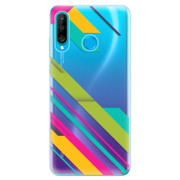 Odolné silikonové pouzdro iSaprio - Color Stripes 03 - Huawei P30 Lite