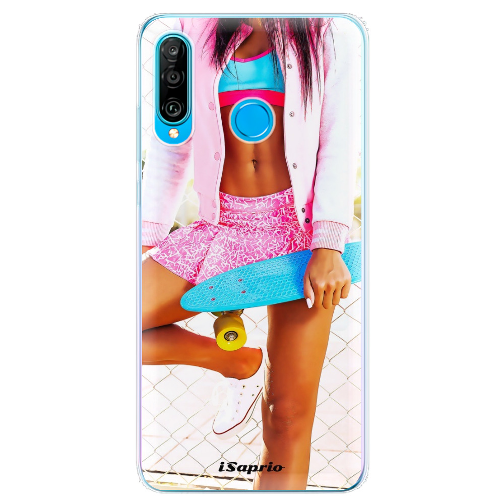 Odolné silikonové pouzdro iSaprio - Skate girl 01 - Huawei P30 Lite