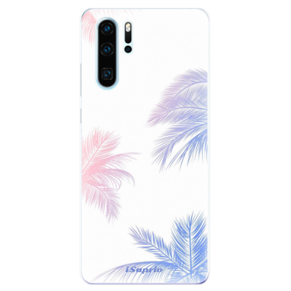 Odolné silikonové pouzdro iSaprio - Digital Palms 10 - Huawei P30 Pro