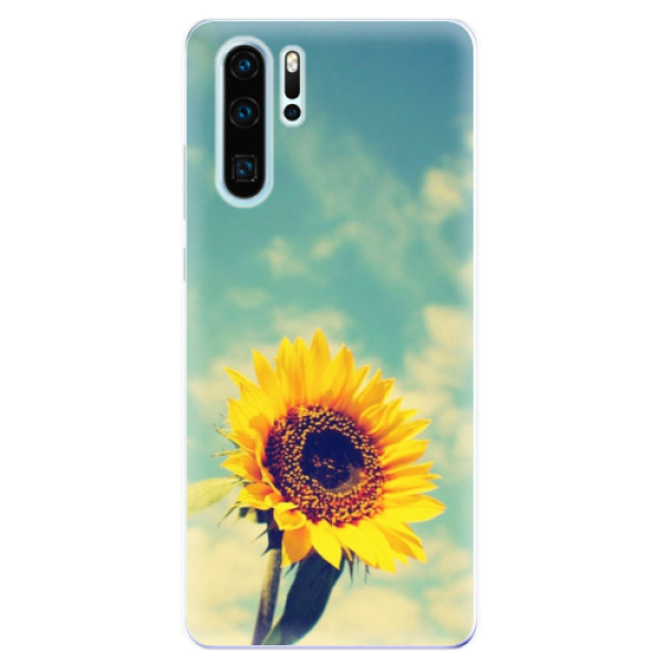 Odolné silikonové pouzdro iSaprio - Sunflower 01 - Huawei P30 Pro