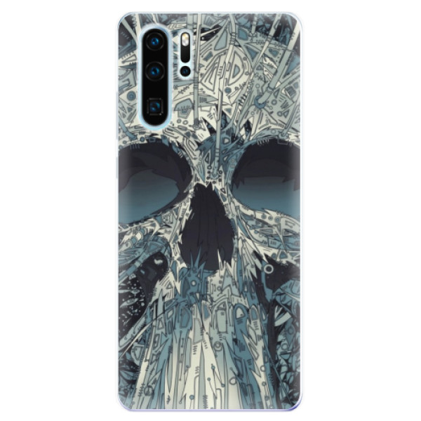 Silikonové odolné pouzdro iSaprio Abstract Skull na mobil Huawei P30 Pro (Silikonový odolný kryt, obal, pouzdro iSaprio Abstract Skull na mobilní telefon Huawei P30 Pro)