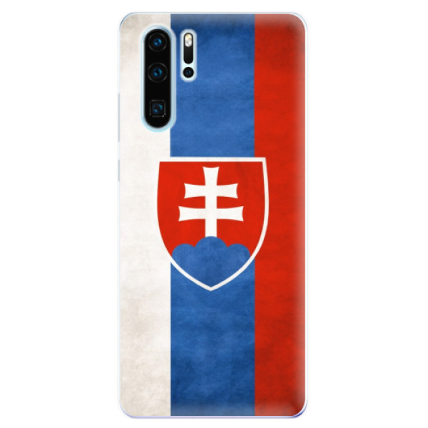 Odolné silikonové pouzdro iSaprio - Slovakia Flag - Huawei P30 Pro