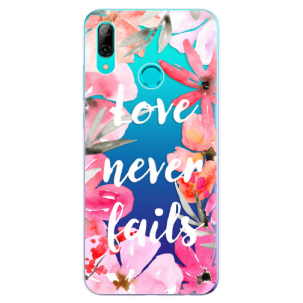 Odolné silikonové pouzdro iSaprio - Love Never Fails - Huawei P Smart 2019