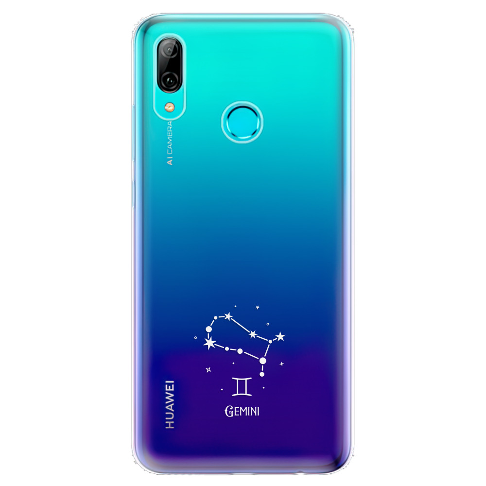 Odolné silikonové pouzdro iSaprio - čiré - Blíženci - Huawei P Smart 2019