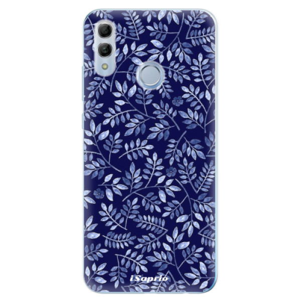 Silikonové odolné pouzdro iSaprio Blue Leaves 05 na mobil Honor 10 Lite (Silikonový odolný kryt, obal, pouzdro iSaprio Blue Leaves 05 na mobilní telefon Huawei Honor 10 Lite)