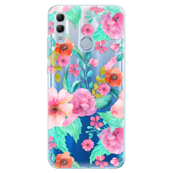 Odolné silikonové pouzdro iSaprio - Flower Pattern 01 - Huawei Honor 10 Lite