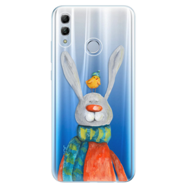 Odolné silikonové pouzdro iSaprio - Rabbit And Bird - Huawei Honor 10 Lite