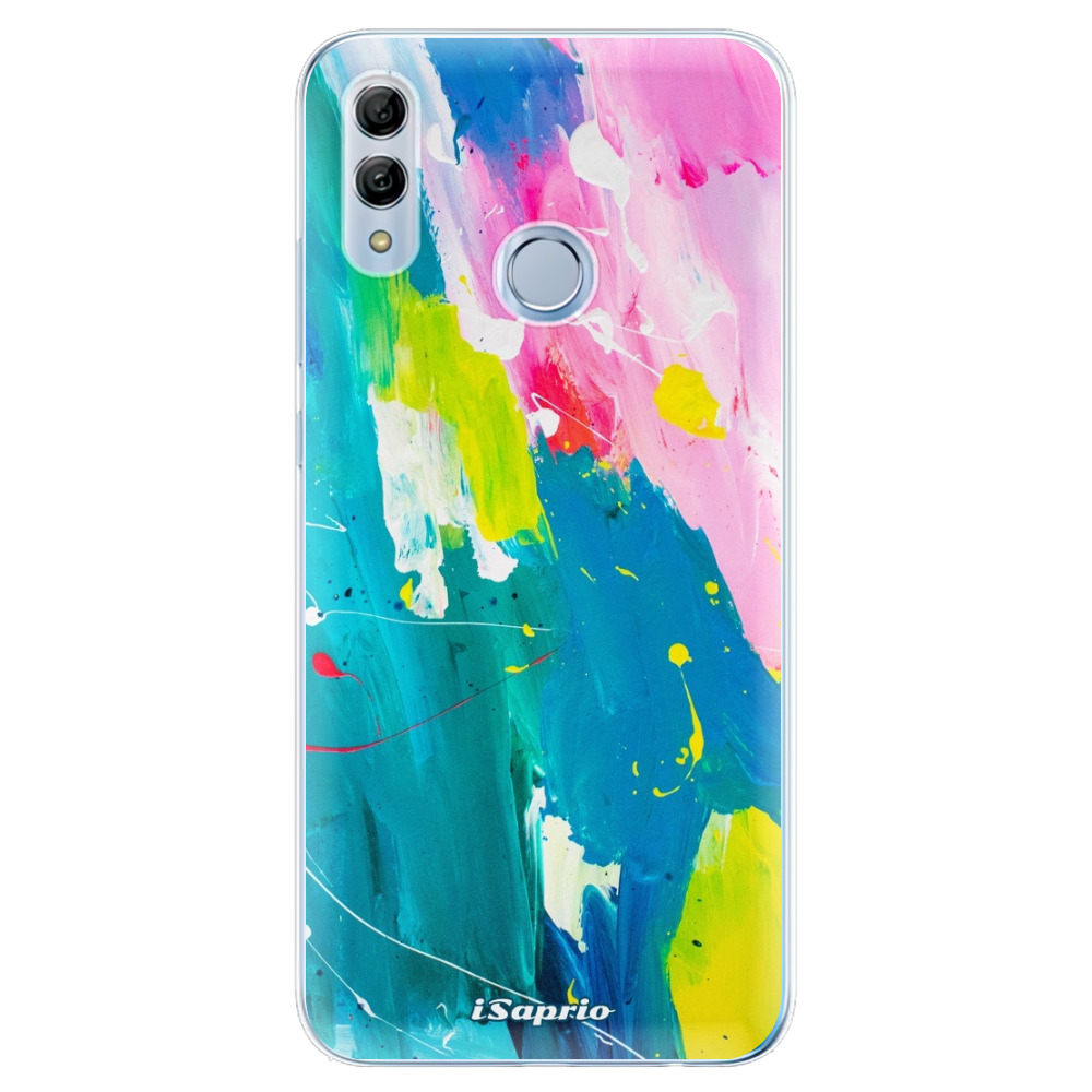 Odolné silikonové pouzdro iSaprio - Abstract Paint 04 - Huawei Honor 10 Lite