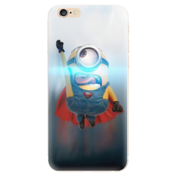 Odolné silikonové pouzdro iSaprio - Mimons Superman 02 - iPhone 6/6S