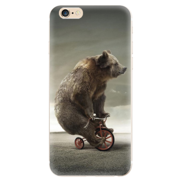 Silikonové odolné pouzdro iSaprio Bear 01 na mobil Apple iPhone 6 / Apple iPhone 6S (Silikonový odolný kryt, obal, pouzdro iSaprio Bear 01 na mobil Apple iPhone 6 / Apple iPhone 6S)