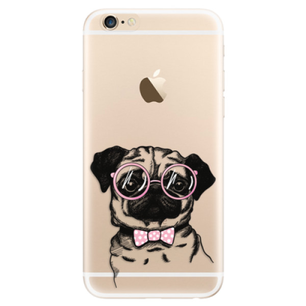 Silikonové odolné pouzdro iSaprio The Pug na mobil Apple iPhone 6 / Apple iPhone 6S (Silikonový odolný kryt, obal, pouzdro iSaprio The Pug na mobil Apple iPhone 6 / Apple iPhone 6S)