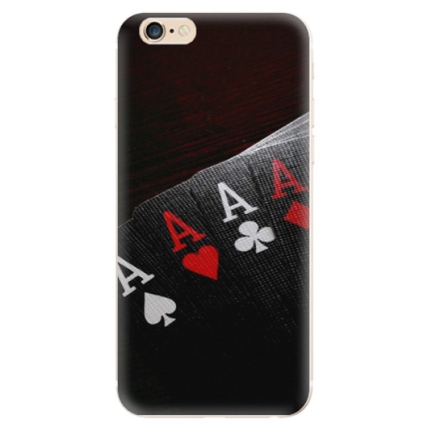 Silikonové odolné pouzdro iSaprio Poker na mobil Apple iPhone 6 / Apple iPhone 6S (Silikonový odolný kryt, obal, pouzdro iSaprio Poker na mobil Apple iPhone 6 / Apple iPhone 6S)