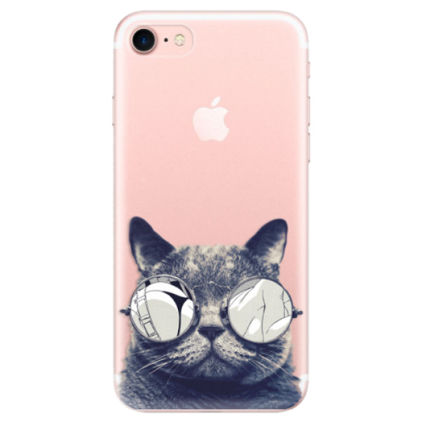 Odolné silikonové pouzdro iSaprio - Crazy Cat 01 - iPhone 7