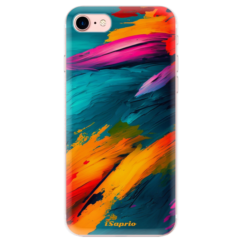 Odolné silikonové pouzdro iSaprio - Blue Paint - iPhone 7