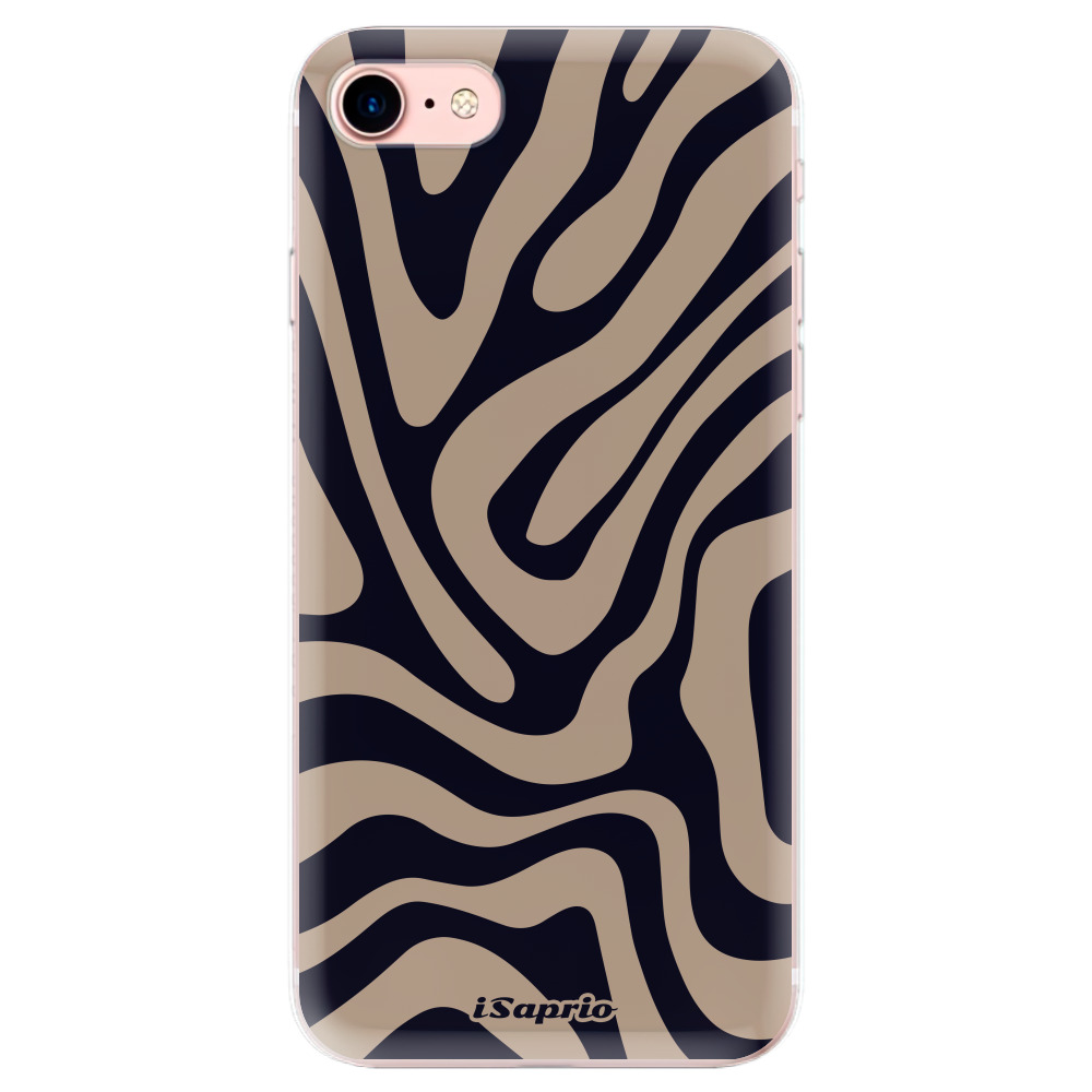 Odolné silikonové pouzdro iSaprio - Zebra Black - iPhone 7