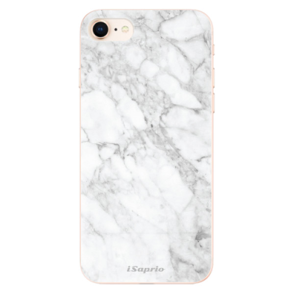 Odolné silikonové pouzdro iSaprio - SilverMarble 14 - iPhone 8