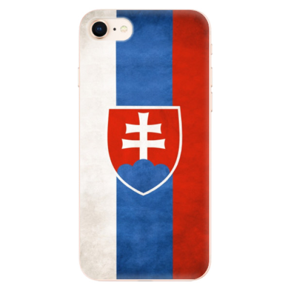 Odolné silikonové pouzdro iSaprio - Slovakia Flag - iPhone 8