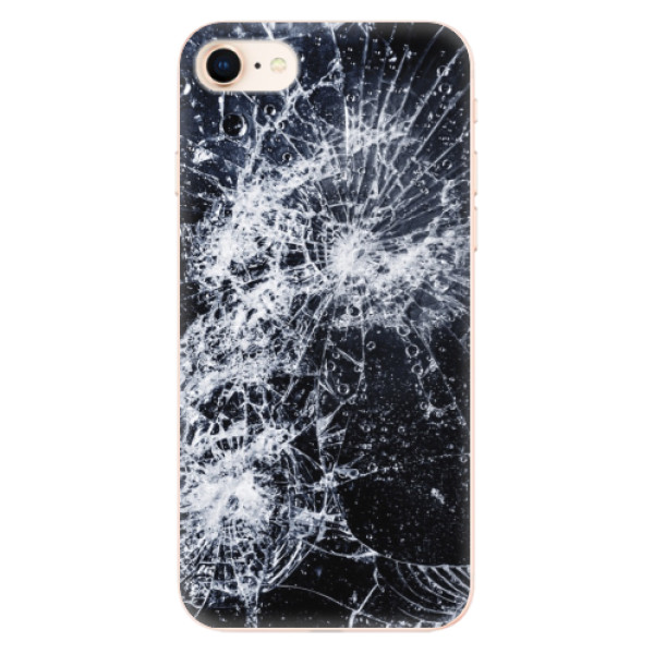 Odolné silikonové pouzdro iSaprio - Cracked - iPhone 8