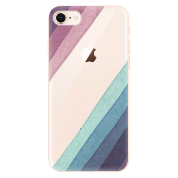 Silikonové odolné pouzdro iSaprio Glitter Stripes 01 na mobil Apple iPhone 8 (Silikonový odolný kryt, obal, pouzdro iSaprio Glitter Stripes 01 na mobil Apple iPhone 8)