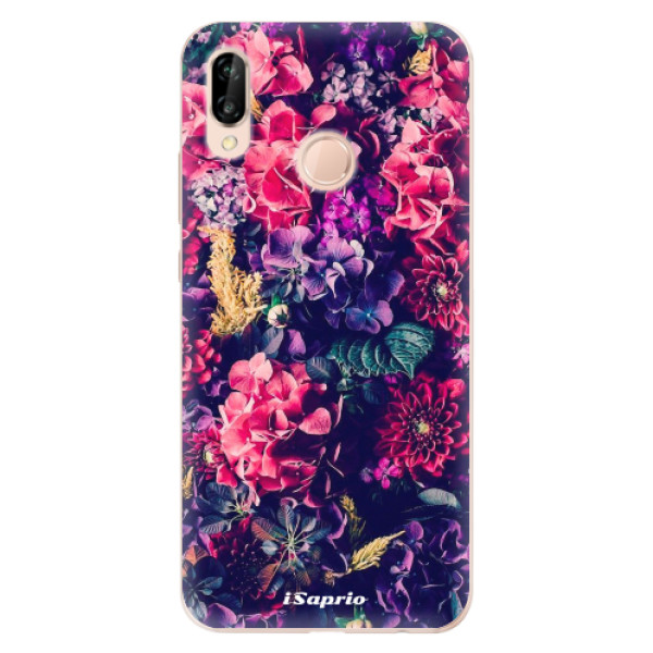 Odolné silikonové pouzdro iSaprio - Flowers 10 - Huawei P20 Lite