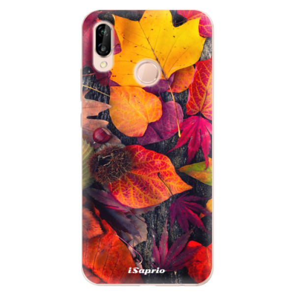 Odolné silikonové pouzdro iSaprio - Autumn Leaves 03 - Huawei P20 Lite