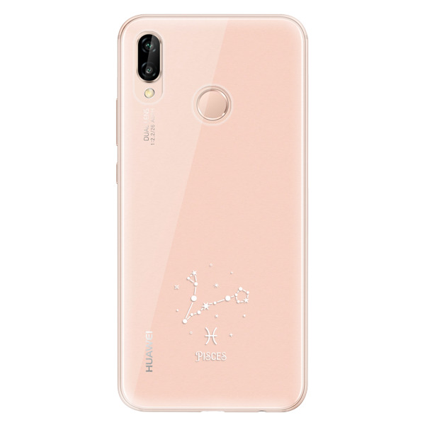 Odolné silikonové pouzdro iSaprio - čiré - Ryby - Huawei P20 Lite