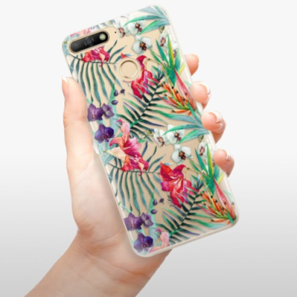 Odolné silikonové pouzdro iSaprio - Flower Pattern 03 - Huawei Y6 Prime 2018