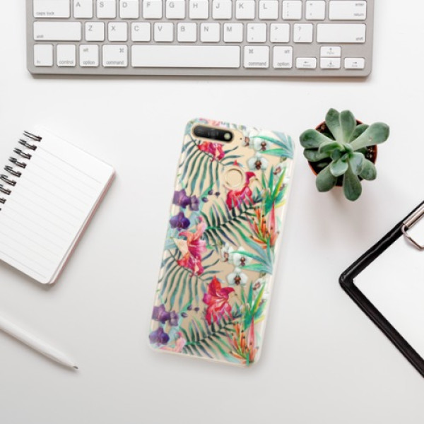 Odolné silikonové pouzdro iSaprio - Flower Pattern 03 - Huawei Y6 Prime 2018